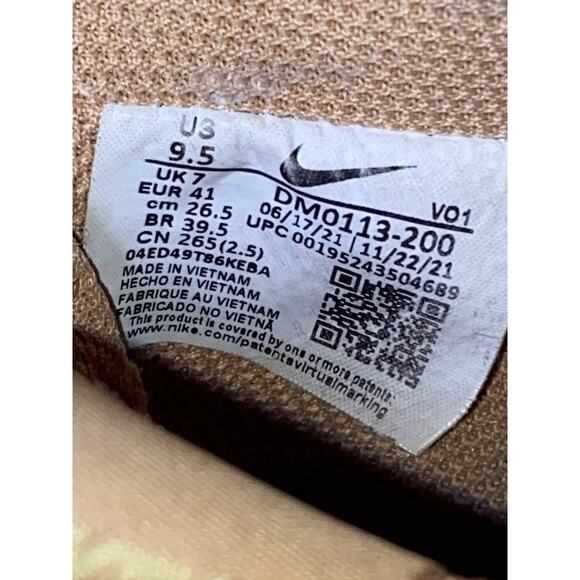 Nike Air Force 1 Pixel Particle Beige Women’s Size 9.5 - Picture 7 of 7